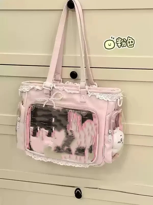 SHIREEN Kawaii Transparent Crossbody Bag