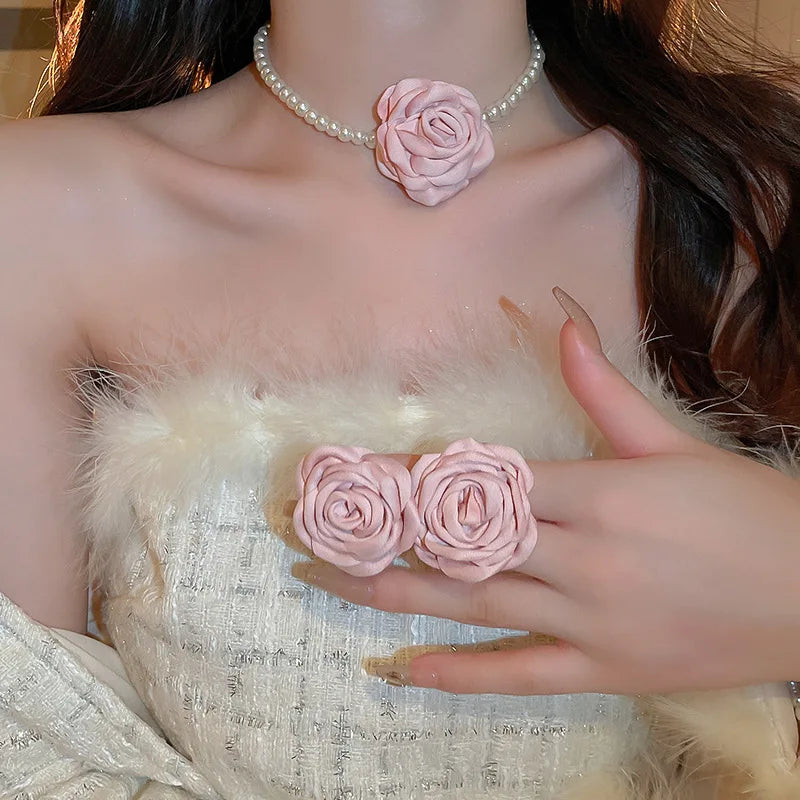 SHIREEN Flower Jewelry Collection — Necklaces, Bracelets & Earrings