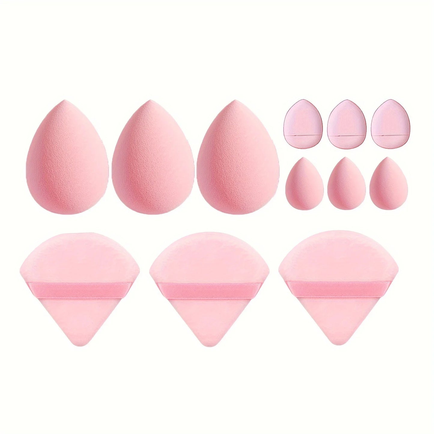 SHIREEN Flawless Finish Makeup Sponge Collection (12 PCS)