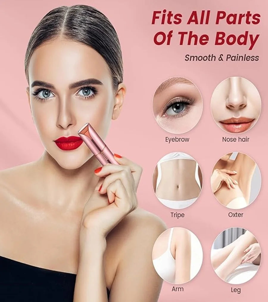SHIREEN Mini Electric Facial Hair Remover for Women
