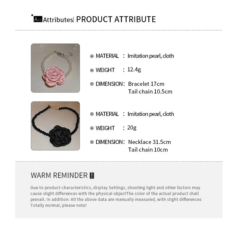 SHIREEN Flower Jewelry Collection — Necklaces, Bracelets & Earrings
