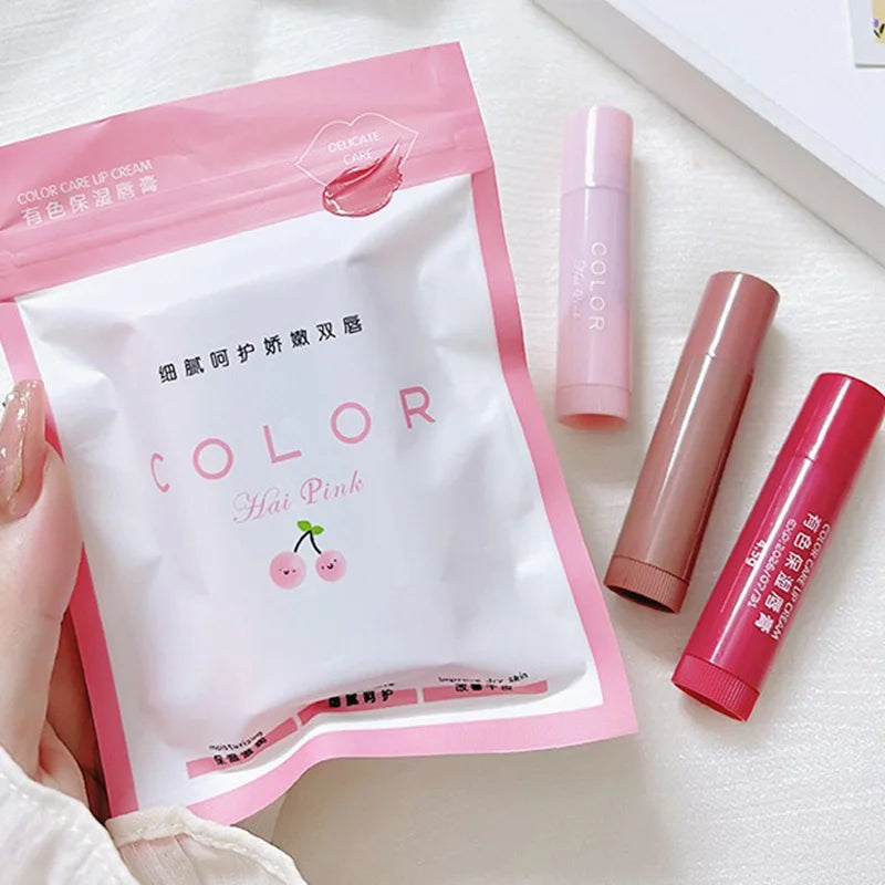 SHIREEN 3-Piece Tinted Moisturizing Lip Balm Set