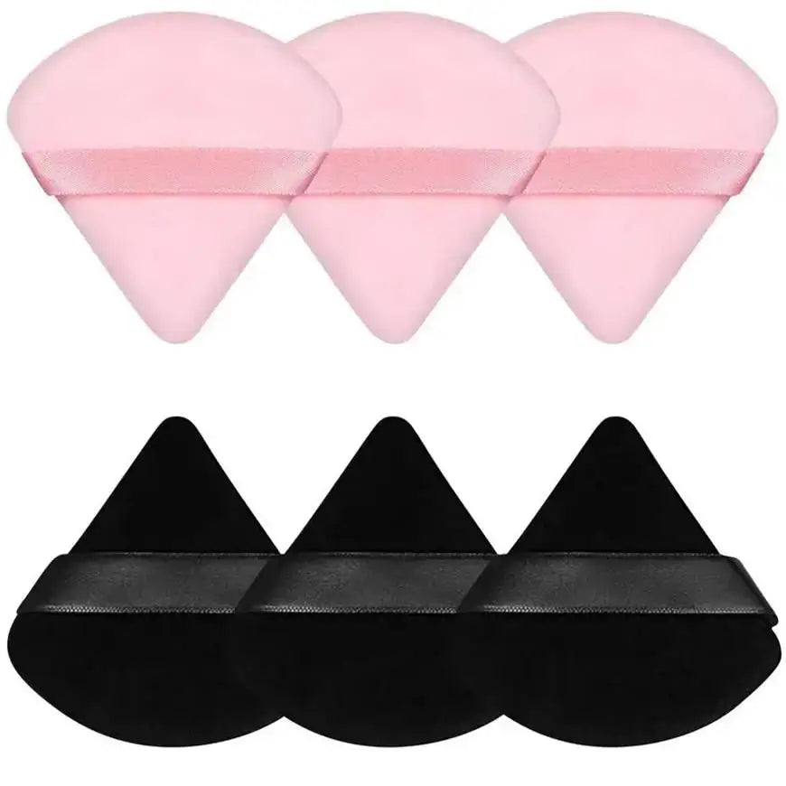 SHIREEN Triangle Makeup Powder Puff Set - 3, 5 or 6 Pieces