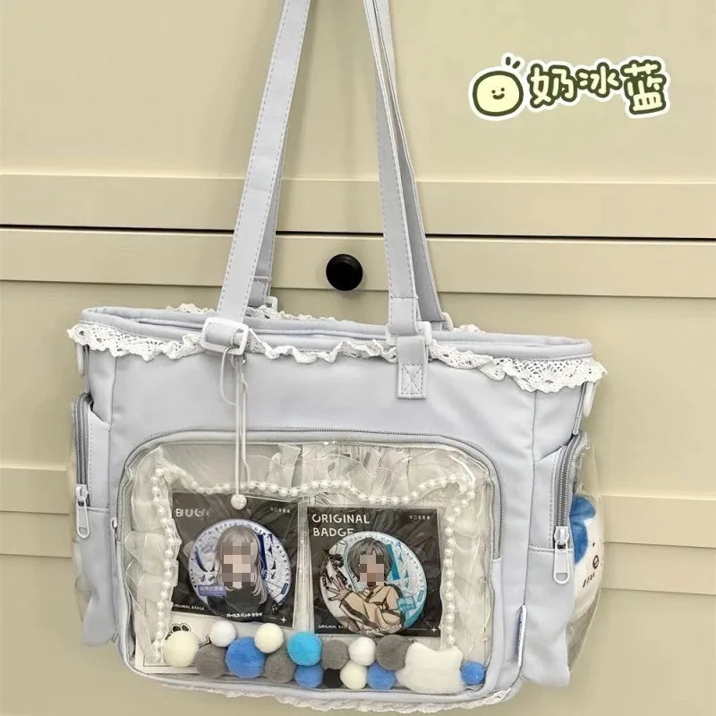 SHIREEN Kawaii Transparent Crossbody Bag