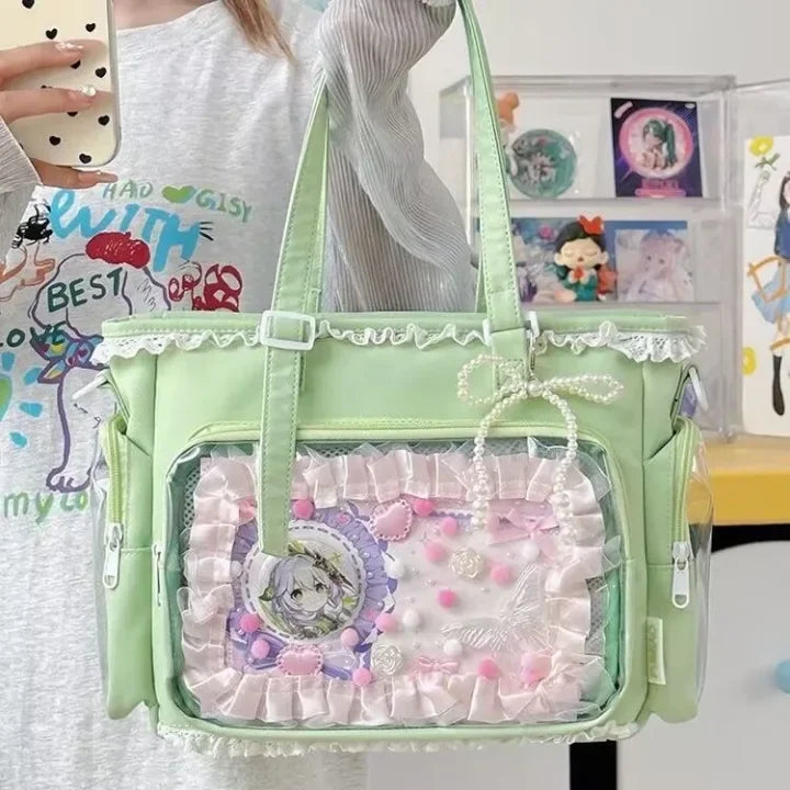 SHIREEN Kawaii Transparent Crossbody Bag
