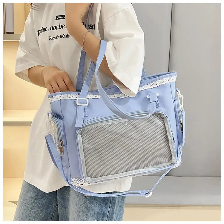 SHIREEN Kawaii Transparent Crossbody Bag