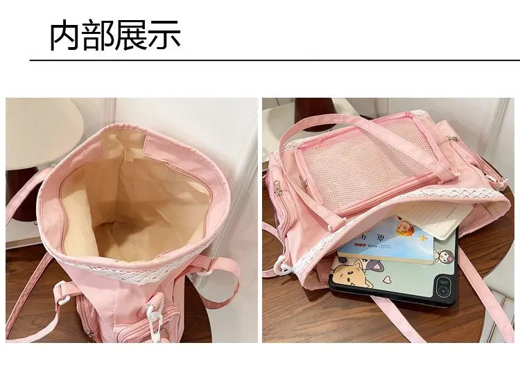 SHIREEN Kawaii Transparent Crossbody Bag
