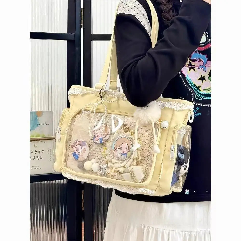 SHIREEN Kawaii Transparent Crossbody Bag