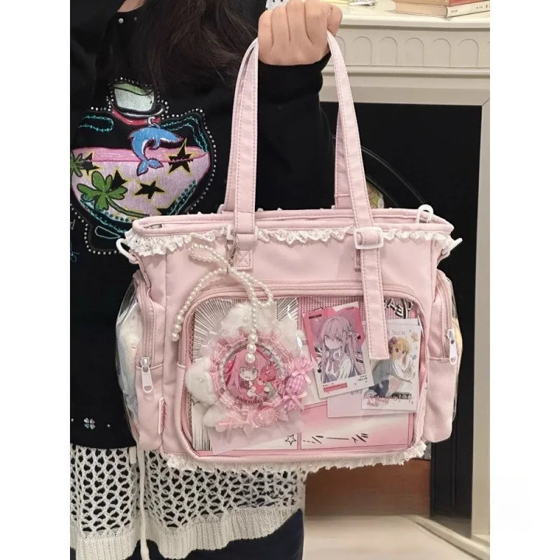 SHIREEN Kawaii Transparent Crossbody Bag