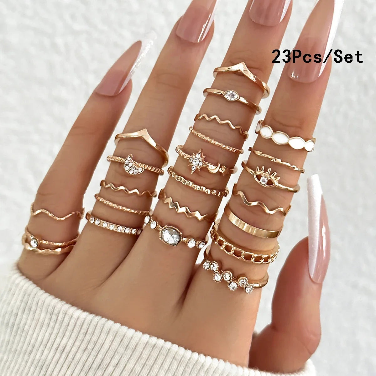 SHIREEN Luxe Gold Ring Set