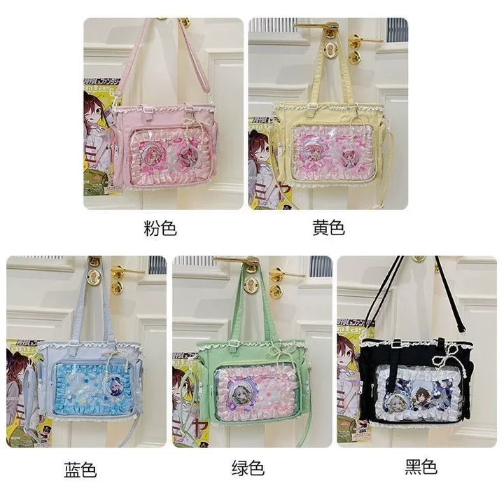 SHIREEN Kawaii Transparent Crossbody Bag
