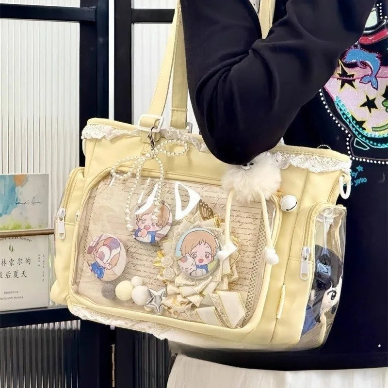SHIREEN Kawaii Transparent Crossbody Bag