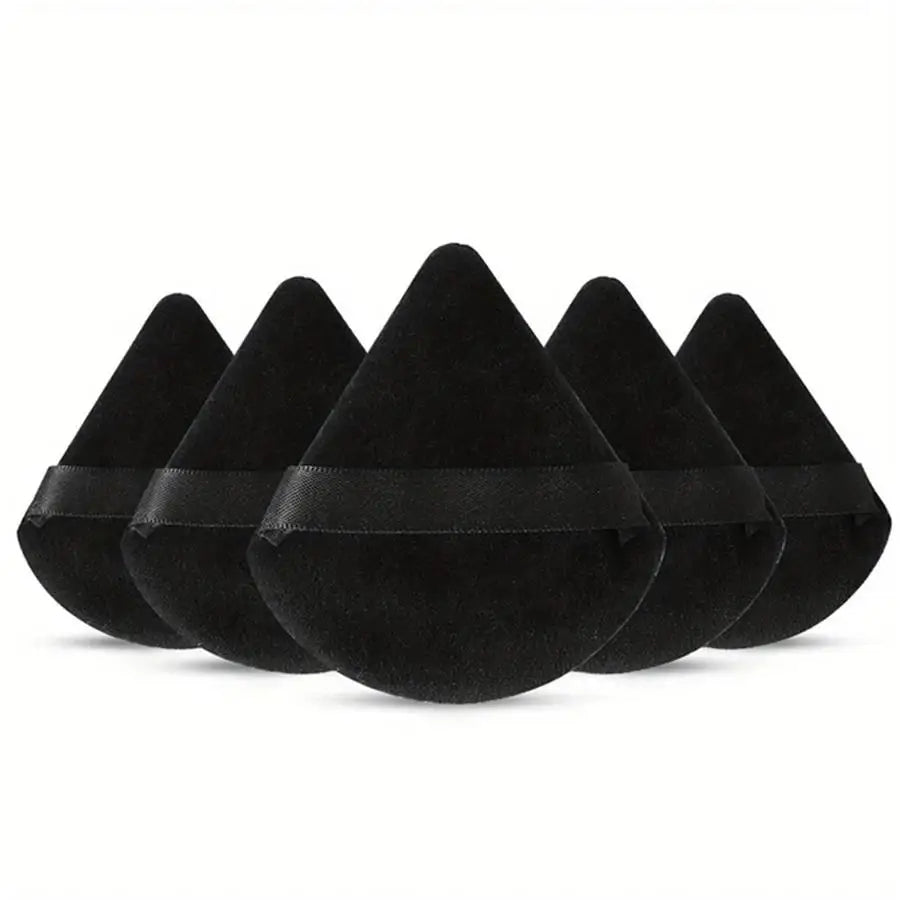 SHIREEN Triangle Makeup Powder Puff Set - 3, 5 or 6 Pieces