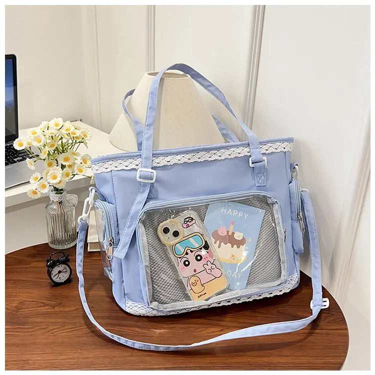 SHIREEN Kawaii Transparent Crossbody Bag