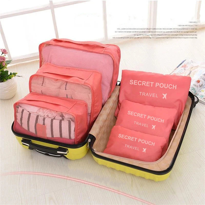 SHIREEN 6-Piece Travel Packing Cube Organizer Set