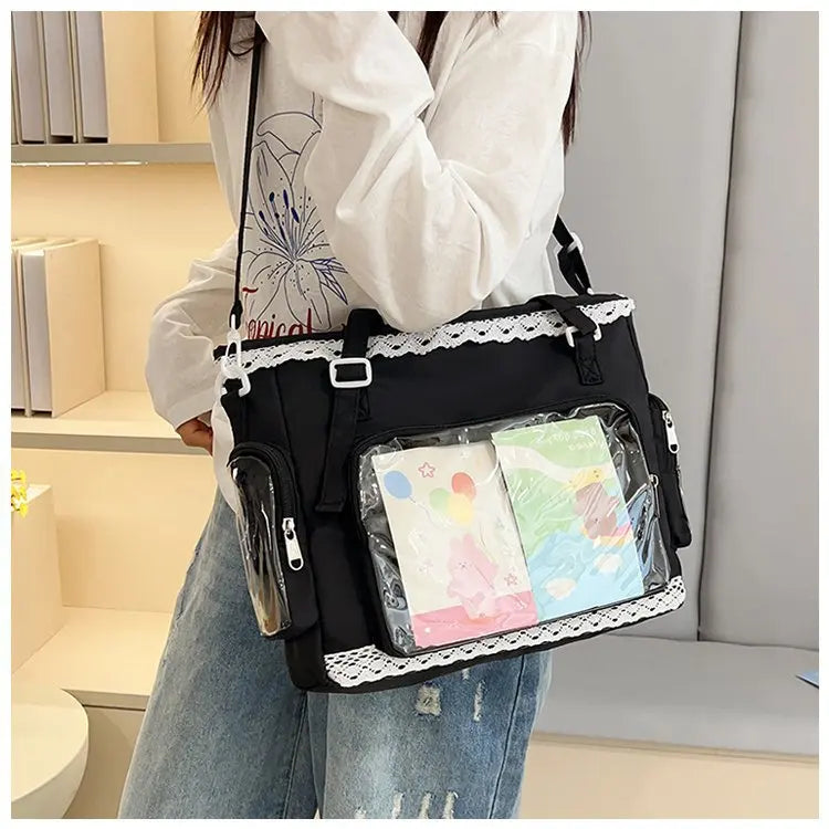 SHIREEN Kawaii Transparent Crossbody Bag