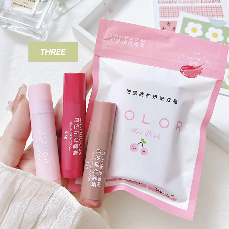 SHIREEN 3-Piece Tinted Moisturizing Lip Balm Set