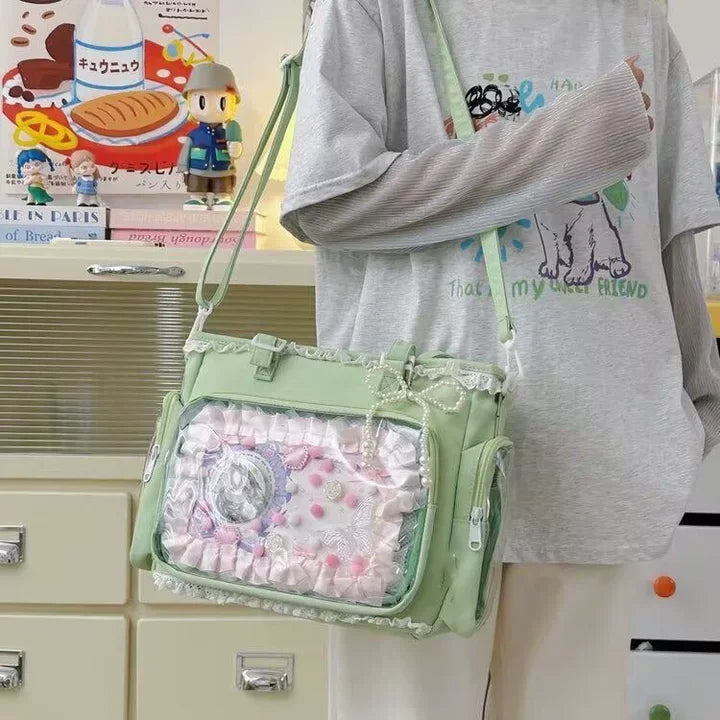 SHIREEN Kawaii Transparent Crossbody Bag