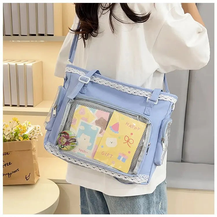 SHIREEN Kawaii Transparent Crossbody Bag