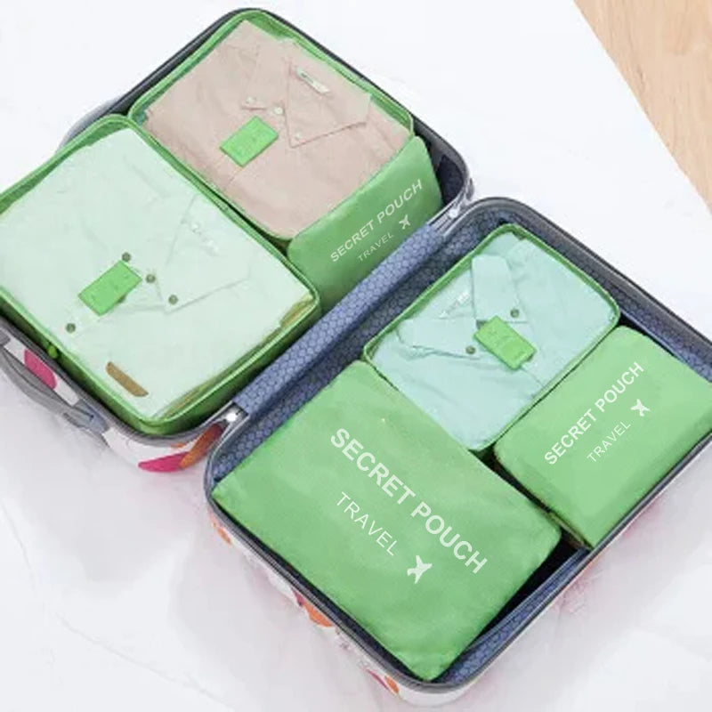 SHIREEN 6-Piece Travel Packing Cube Organizer Set