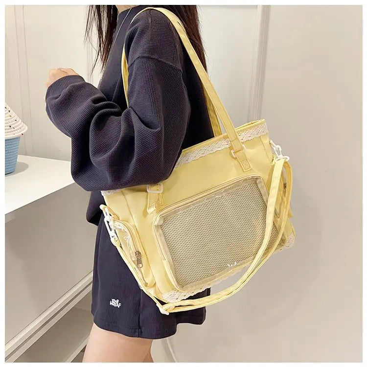 SHIREEN Kawaii Transparent Crossbody Bag