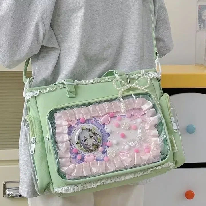 SHIREEN Kawaii Transparent Crossbody Bag