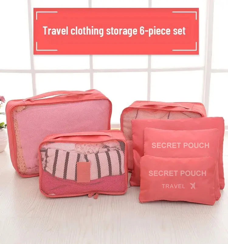 SHIREEN 6-Piece Travel Packing Cube Organizer Set