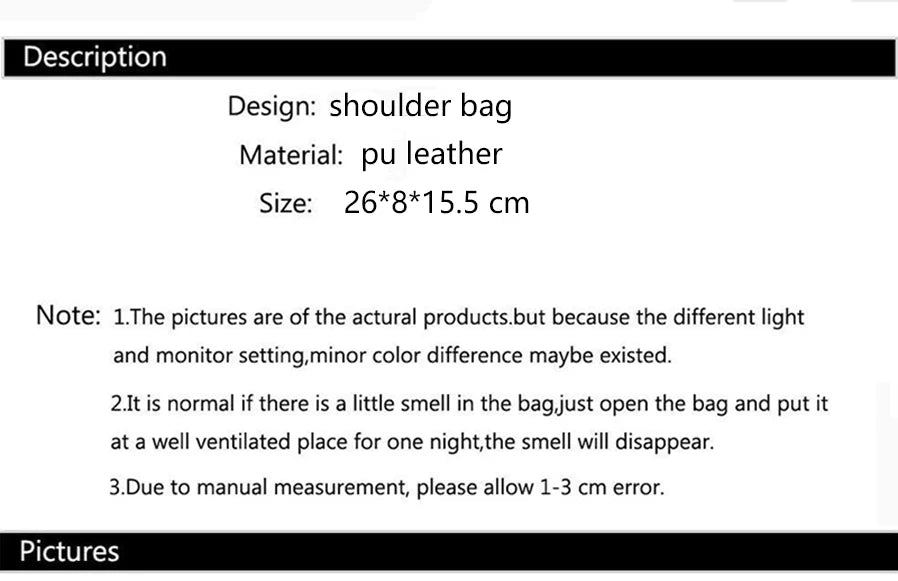 SHIREEN Elegant Cherry Charm Shoulder Bag