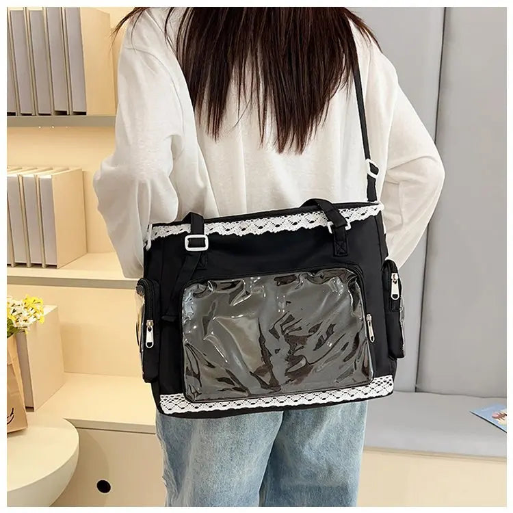SHIREEN Kawaii Transparent Crossbody Bag