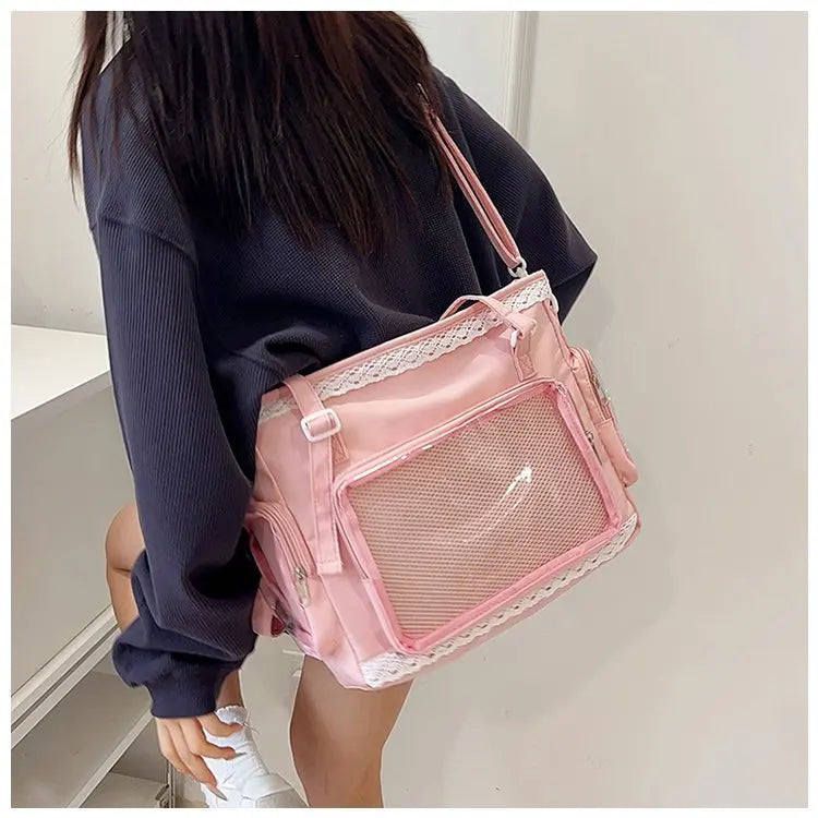 SHIREEN Kawaii Transparent Crossbody Bag