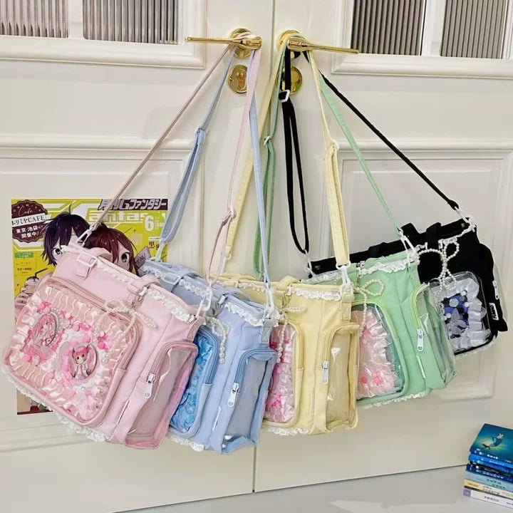 SHIREEN Kawaii Transparent Crossbody Bag