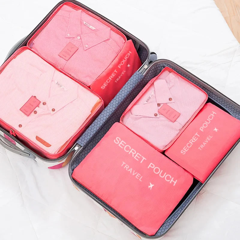SHIREEN 6-Piece Travel Packing Cube Organizer Set