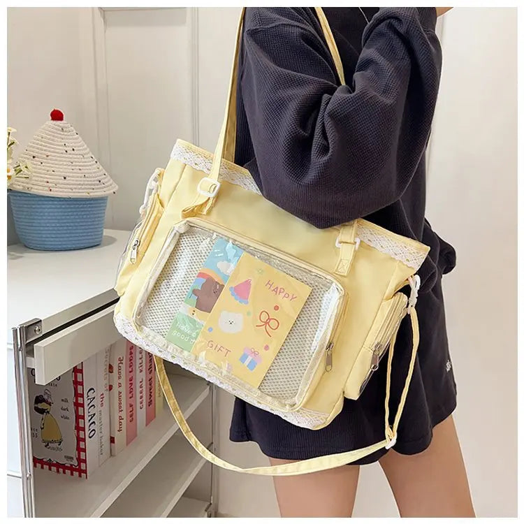 SHIREEN Kawaii Transparent Crossbody Bag