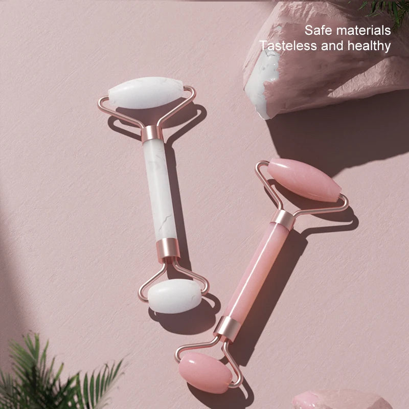 SHIREEN Dual-Ended Facial Roller & Gua Sha Massage Set