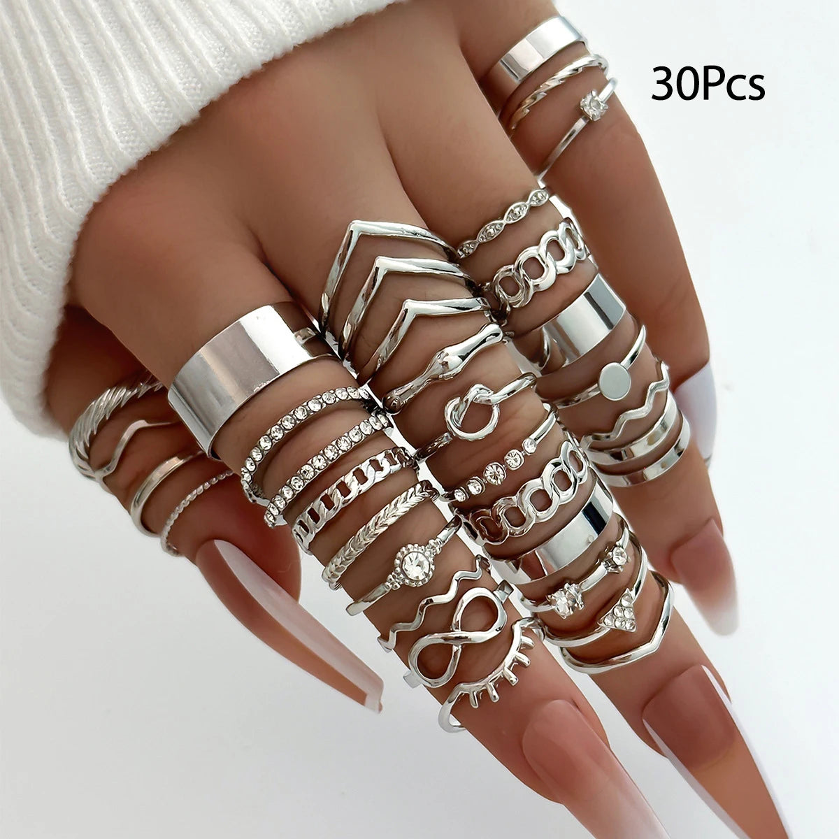 SHIREEN Luxe Gold Ring Set