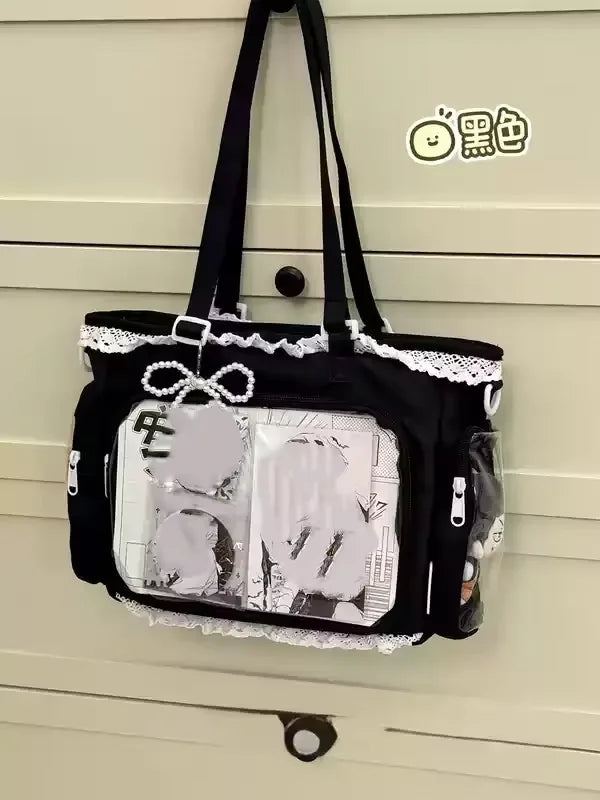 SHIREEN Kawaii Transparent Crossbody Bag