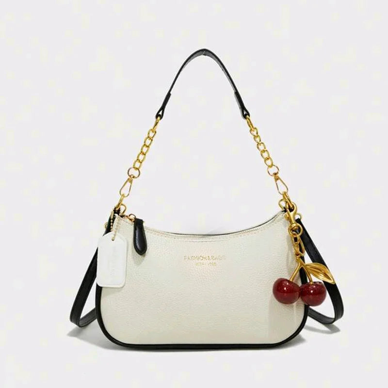 SHIREEN Elegant Cherry Charm Shoulder Bag