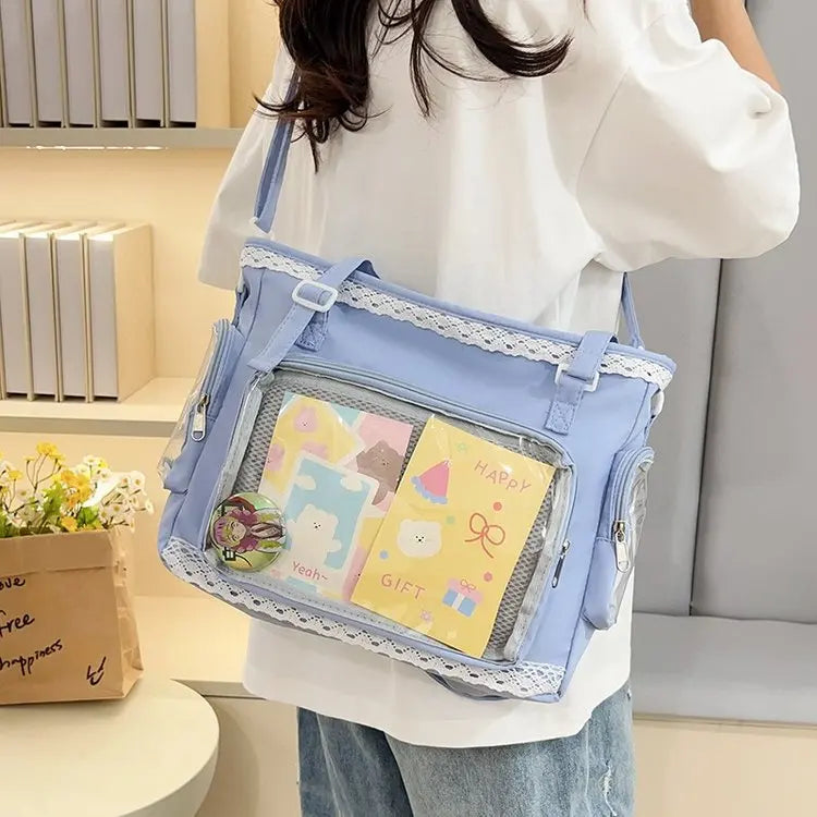 SHIREEN Kawaii Transparent Crossbody Bag