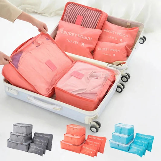 SHIREEN 6-Piece Travel Packing Cube Organizer Set