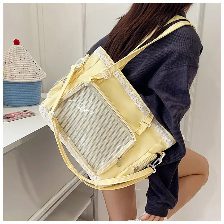 SHIREEN Kawaii Transparent Crossbody Bag