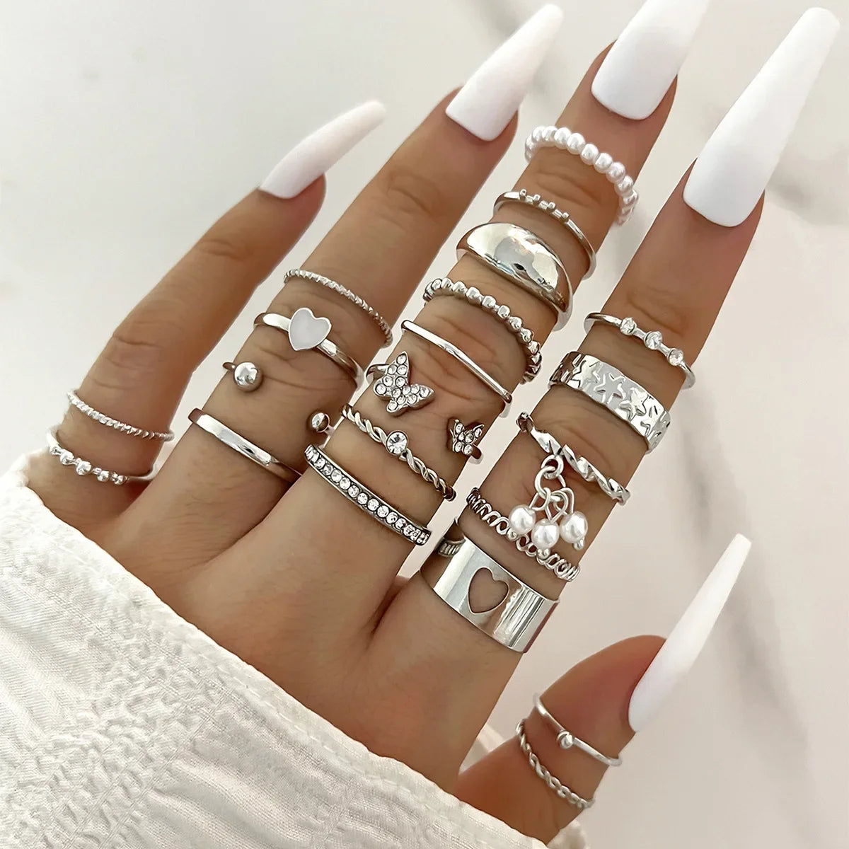 SHIREEN Luxe Gold Ring Set