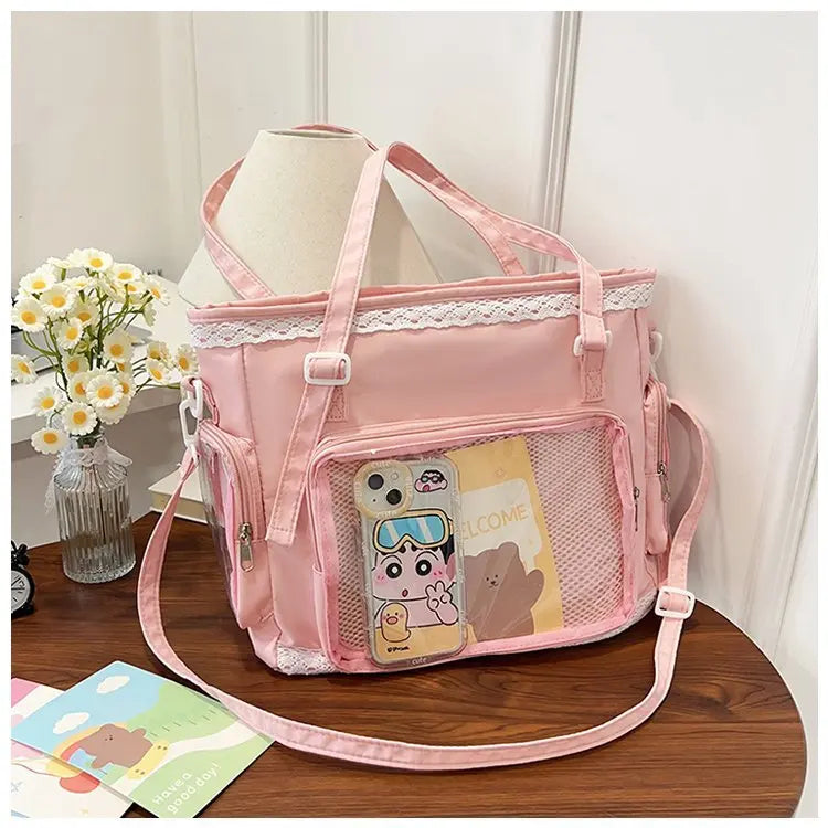 SHIREEN Kawaii Transparent Crossbody Bag