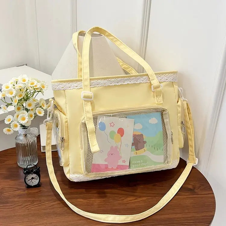 SHIREEN Kawaii Transparent Crossbody Bag