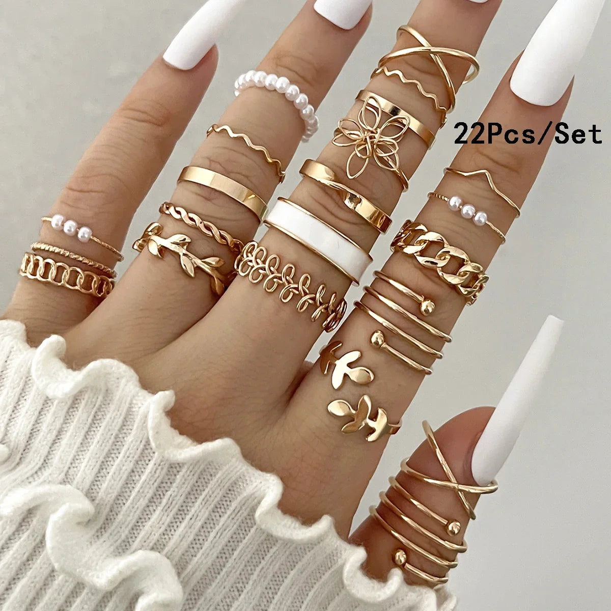SHIREEN Luxe Gold Ring Set