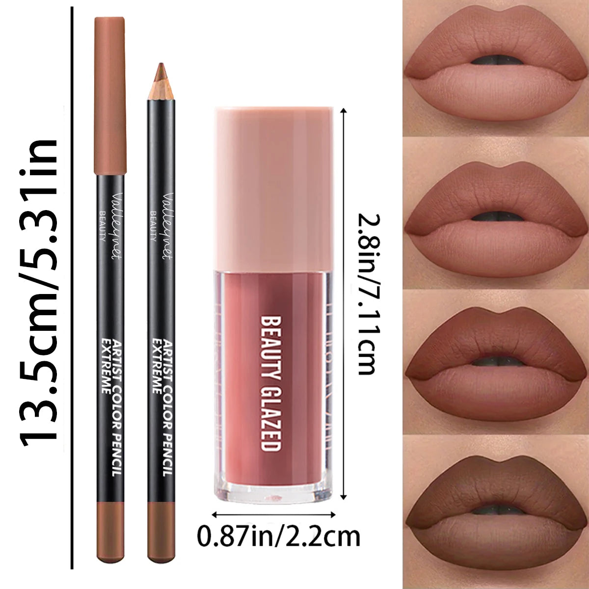 SHIREEN Velvet Matte Lip Duo Set