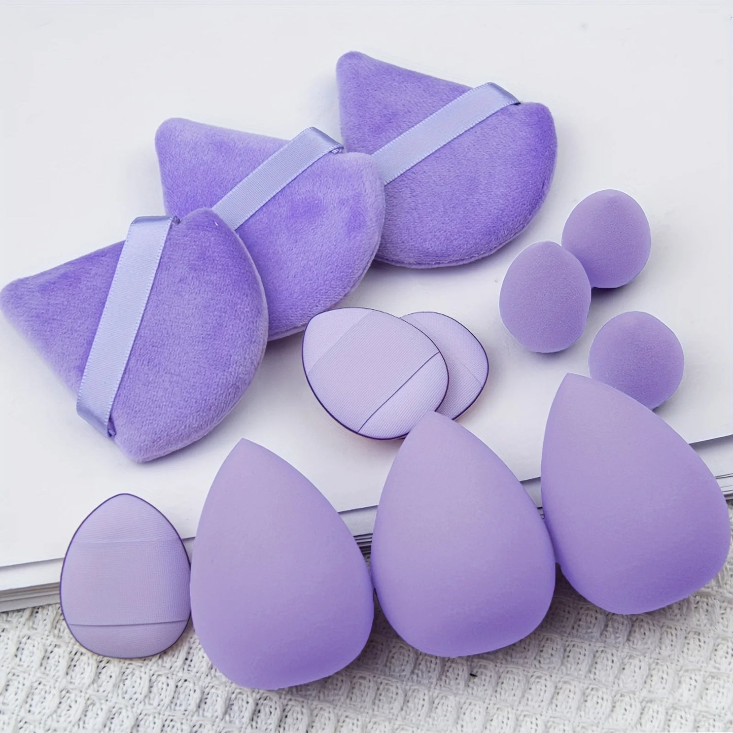 SHIREEN Flawless Finish Makeup Sponge Collection (12 PCS)