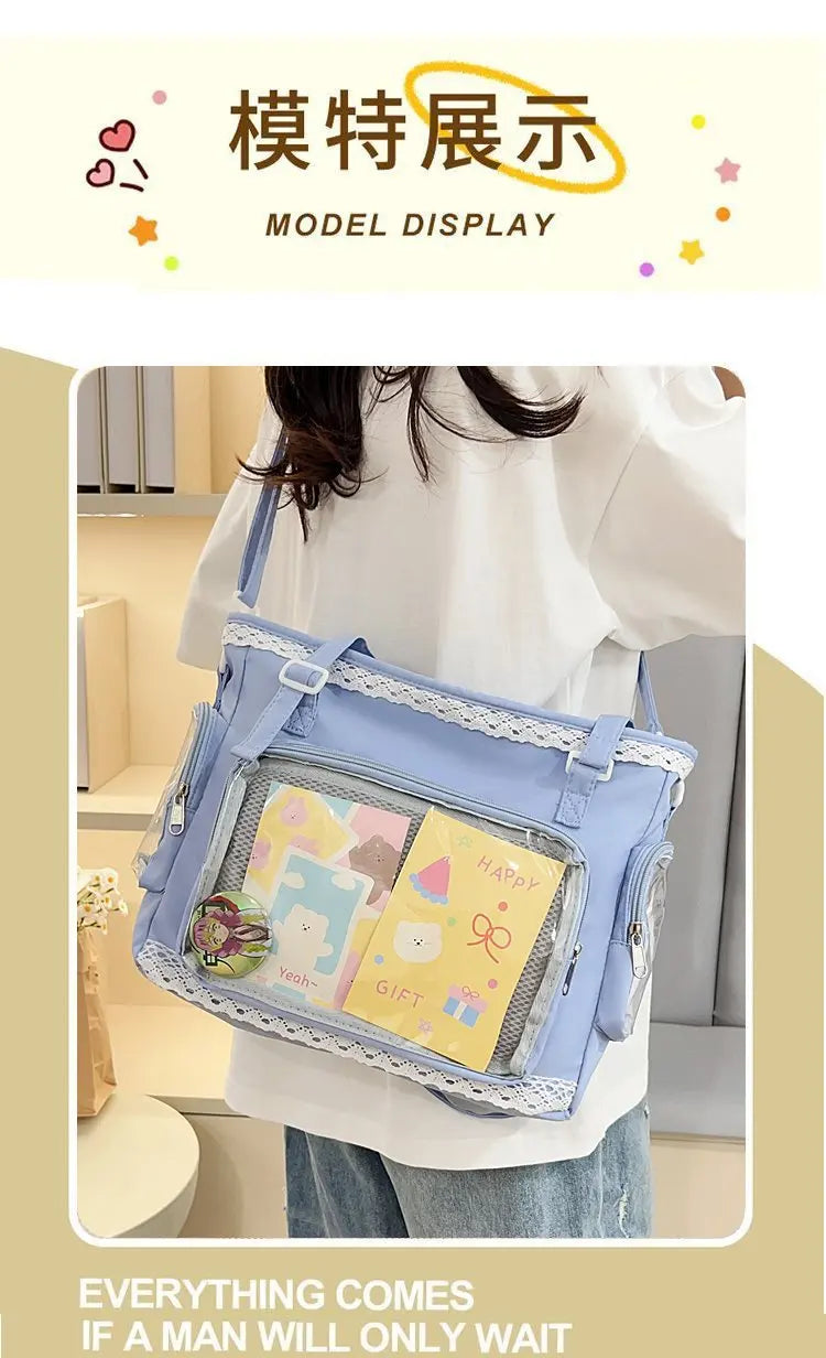 SHIREEN Kawaii Transparent Crossbody Bag