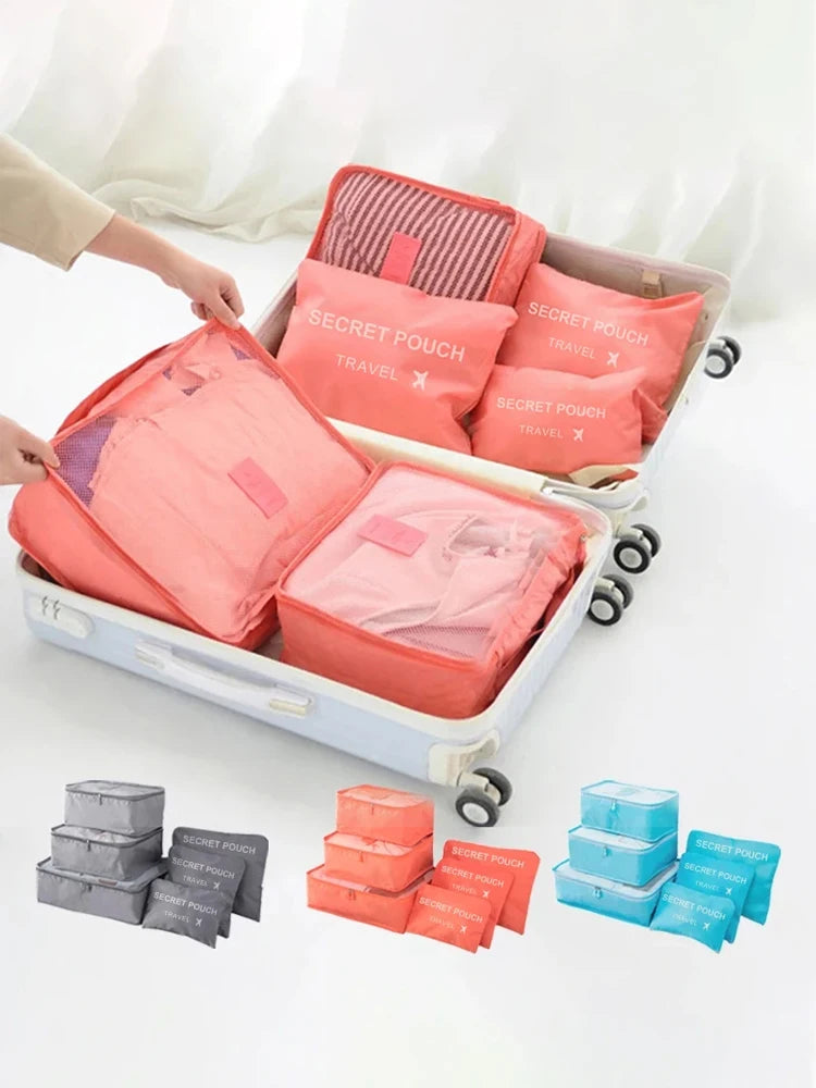 SHIREEN 6-Piece Travel Packing Cube Organizer Set