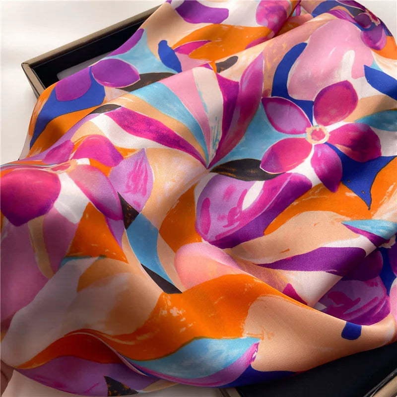 SHIREEN Luxury Silk Hair Scarf