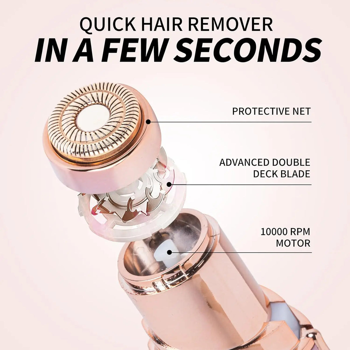 SHIREEN Mini Electric Facial Hair Remover for Women